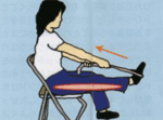 腿の裏側・ふくらはぎのストレッチング２